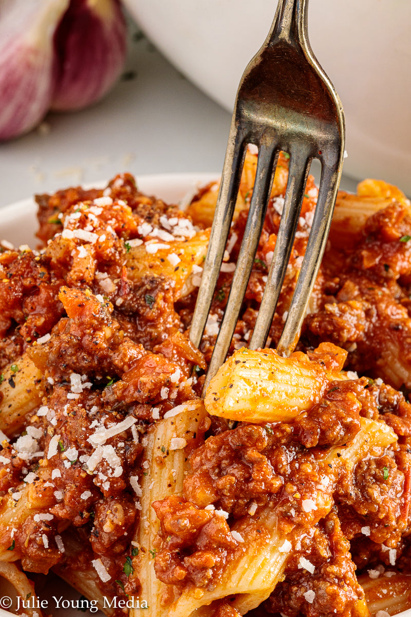 Chicken Heart Ragu Pasta Sauce