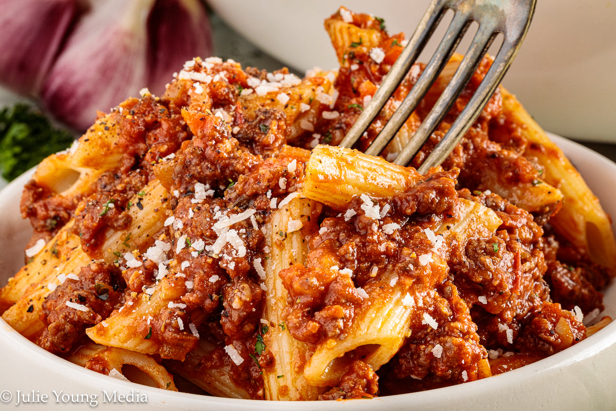 Chicken Heart Ragu Pasta Sauce
