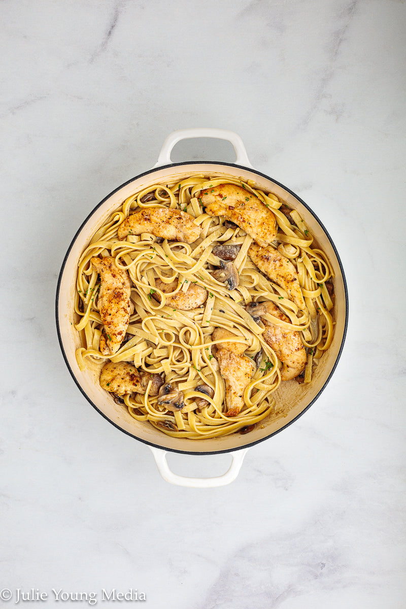 Chicken Marsala Fettuccine