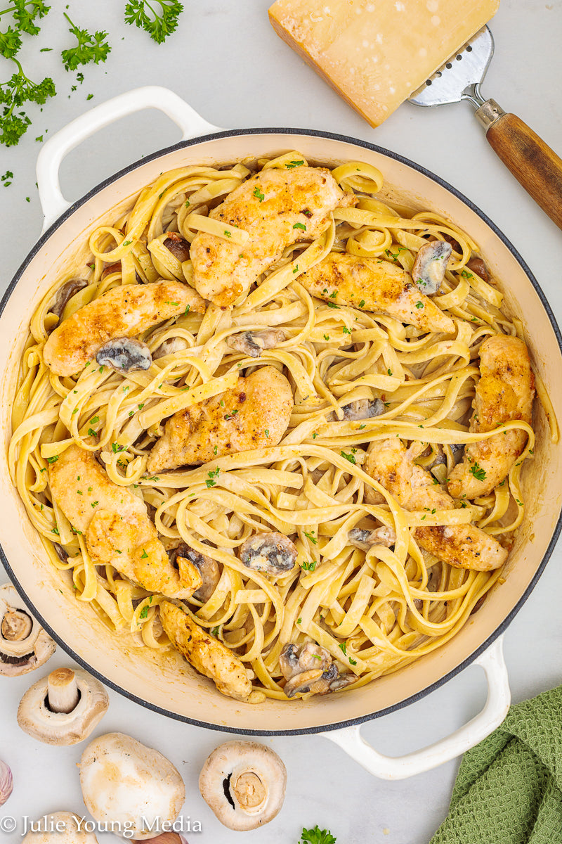 Chicken Marsala Fettuccine