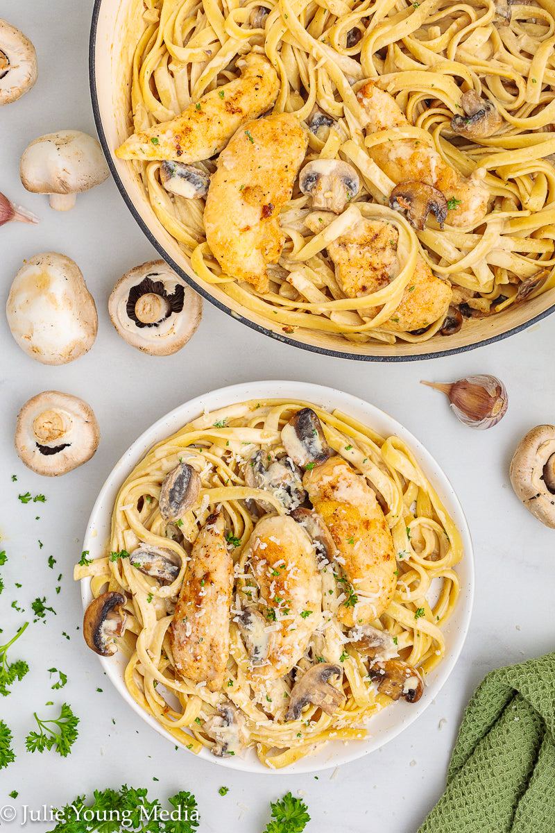 Chicken Marsala Fettuccine