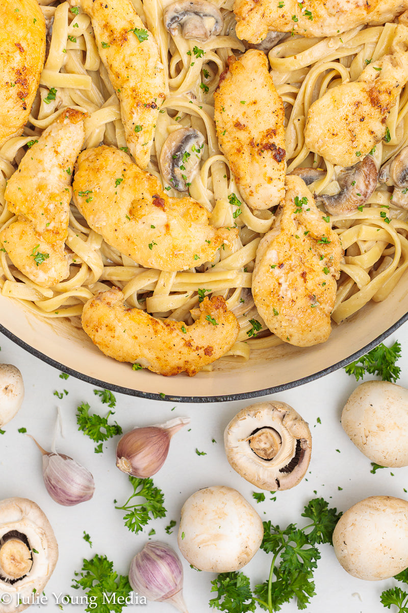 Chicken Marsala Fettuccine