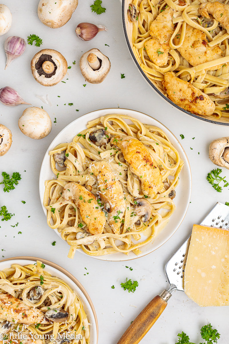 Chicken Marsala Fettuccine