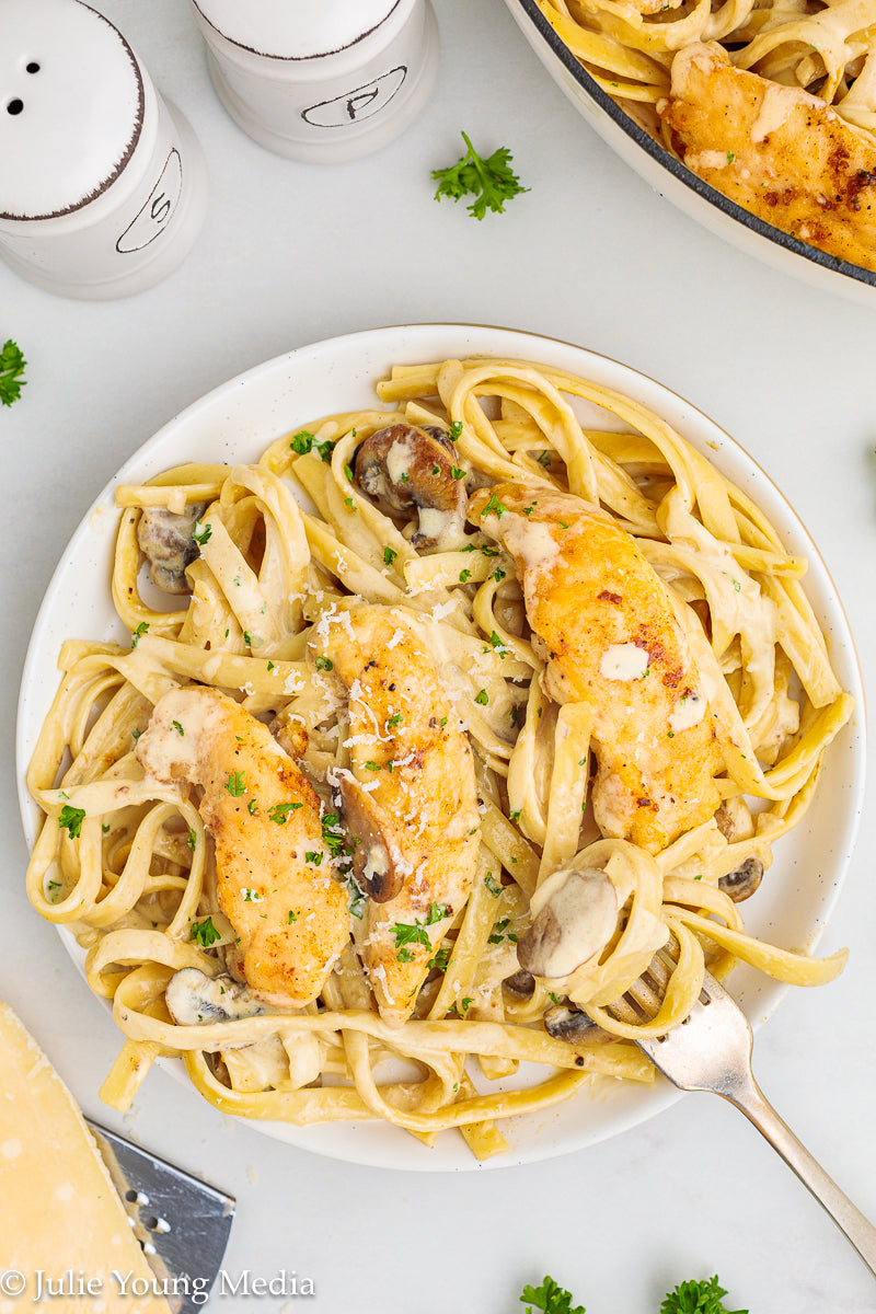 Chicken Marsala Fettuccine