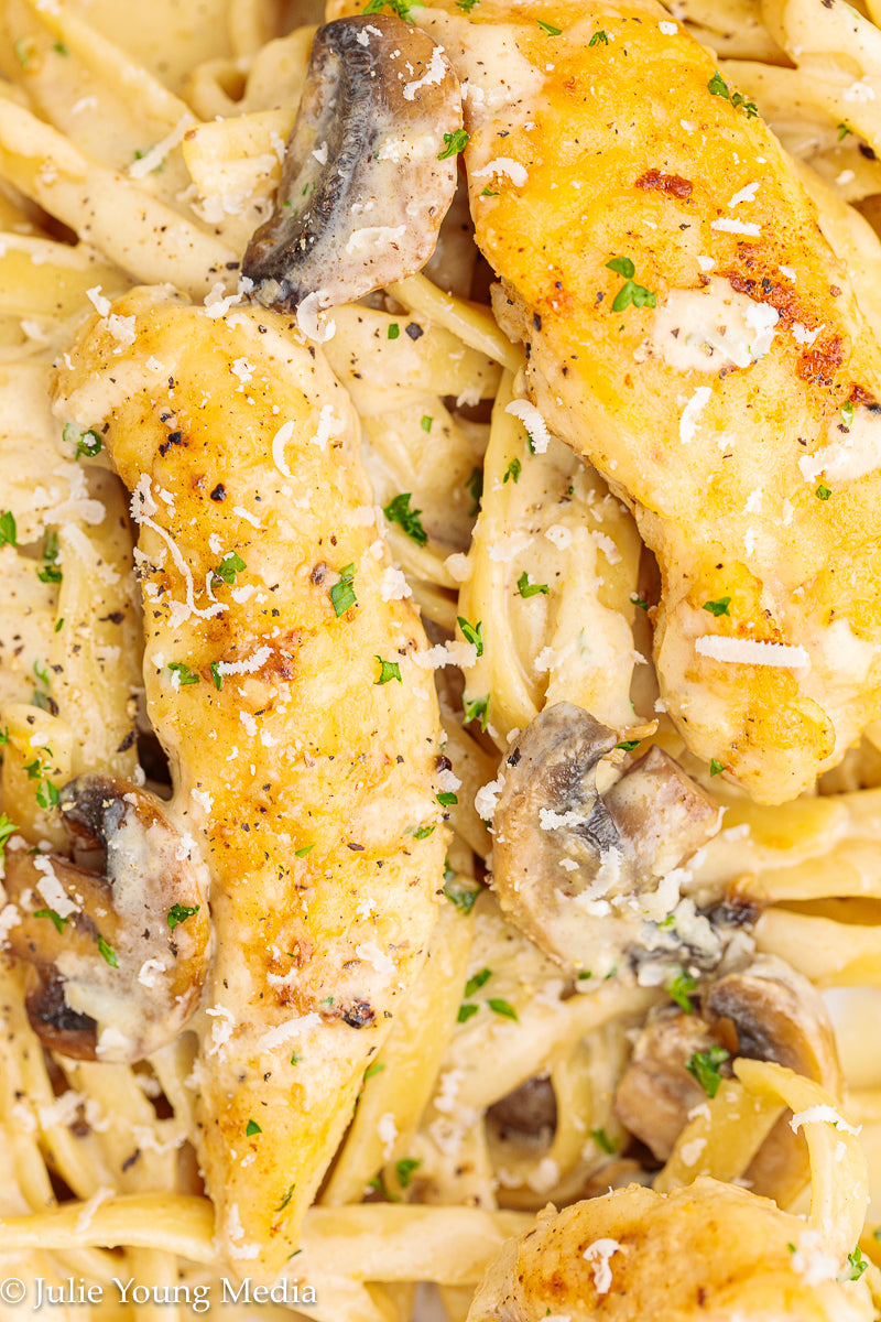 Chicken Marsala Fettuccine