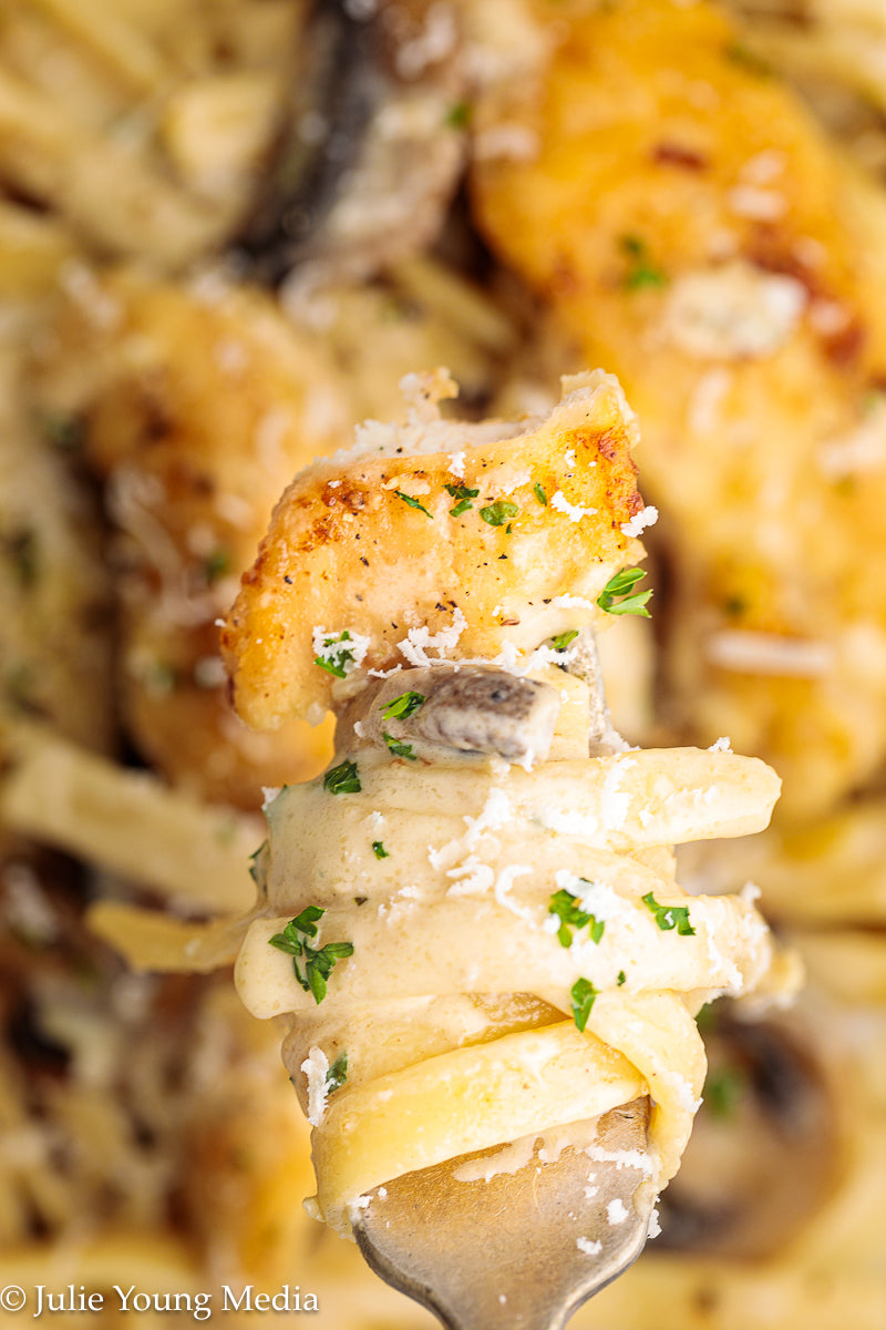 Chicken Marsala Fettuccine