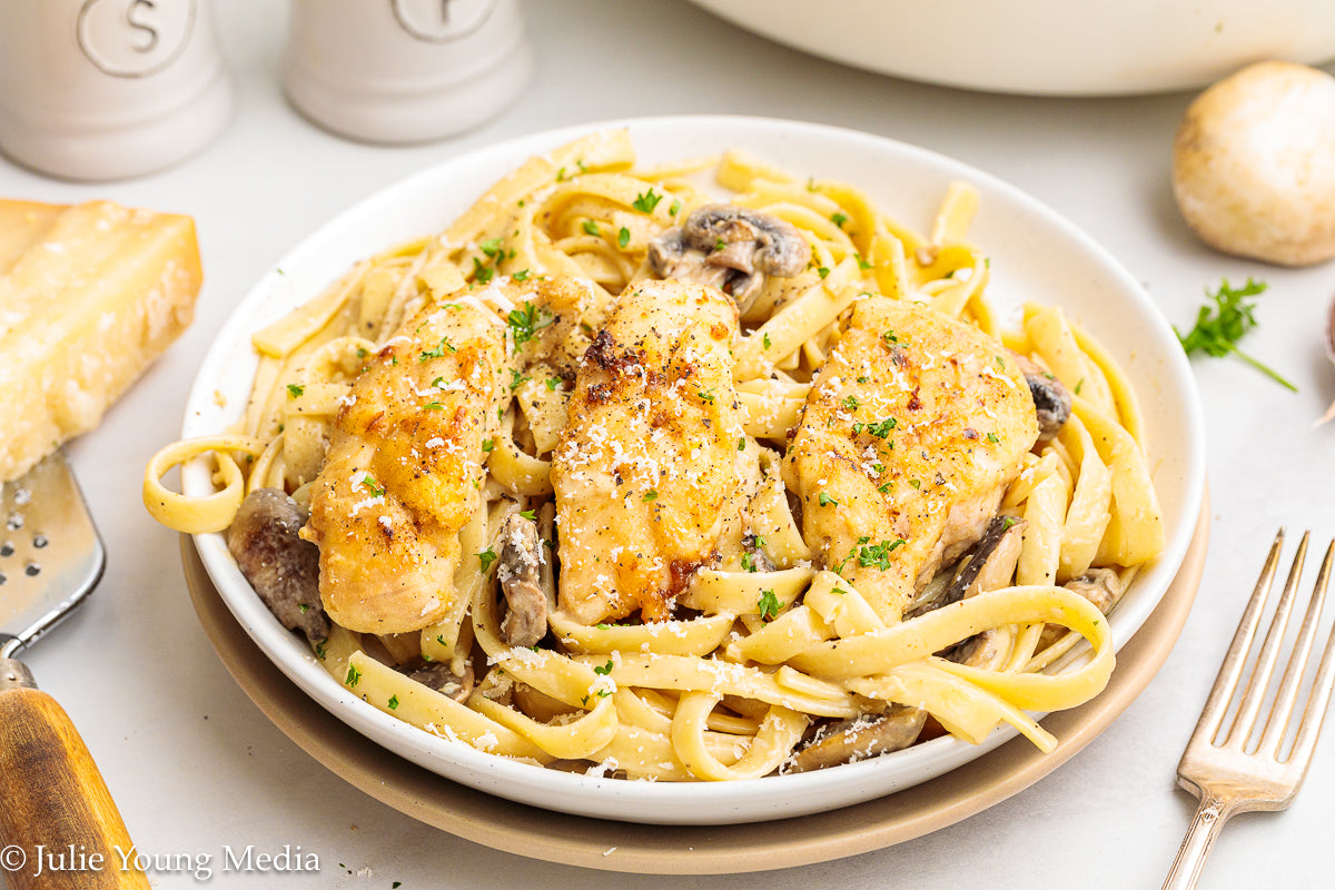 Chicken Marsala Fettuccine