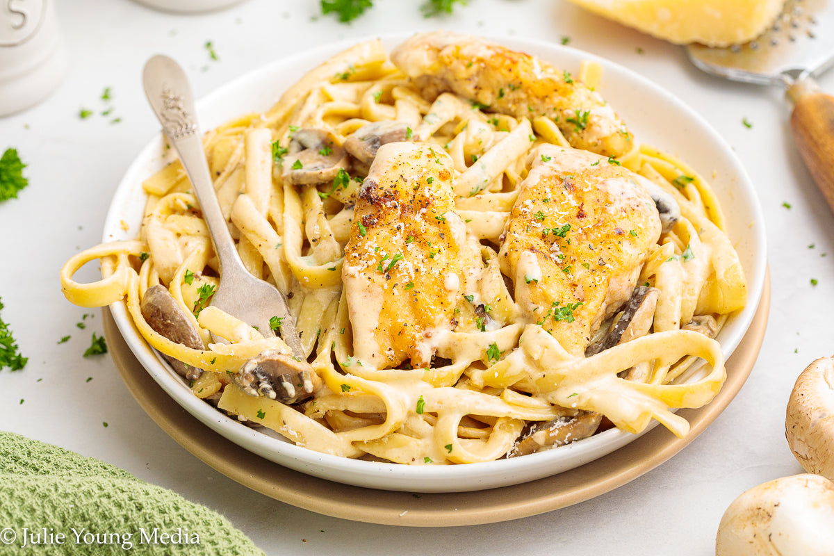 Chicken Marsala Fettuccine