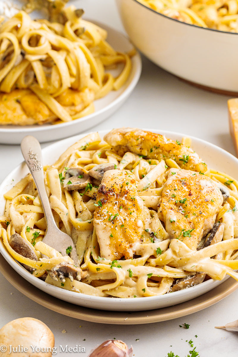 Chicken Marsala Fettuccine