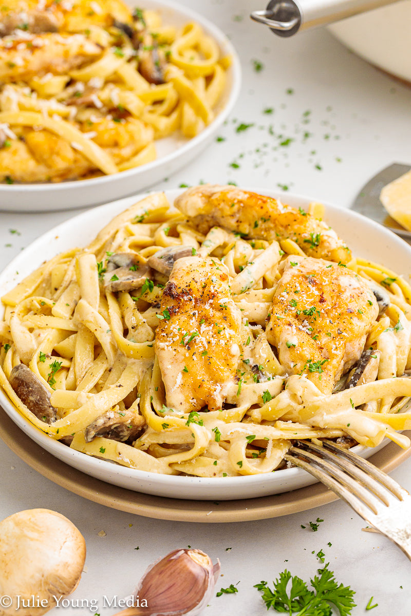 Chicken Marsala Fettuccine