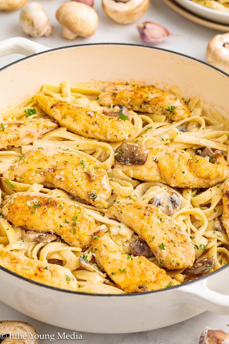 Chicken Marsala Fettuccine