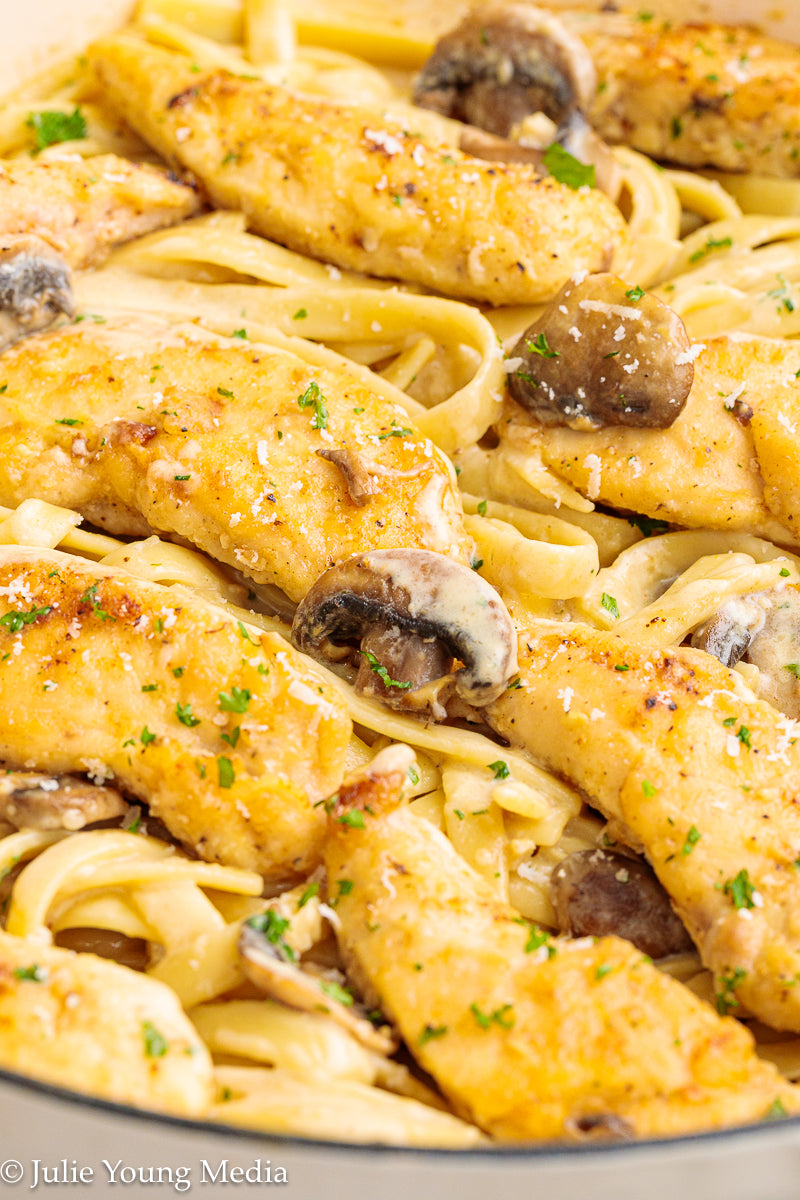Chicken Marsala Fettuccine