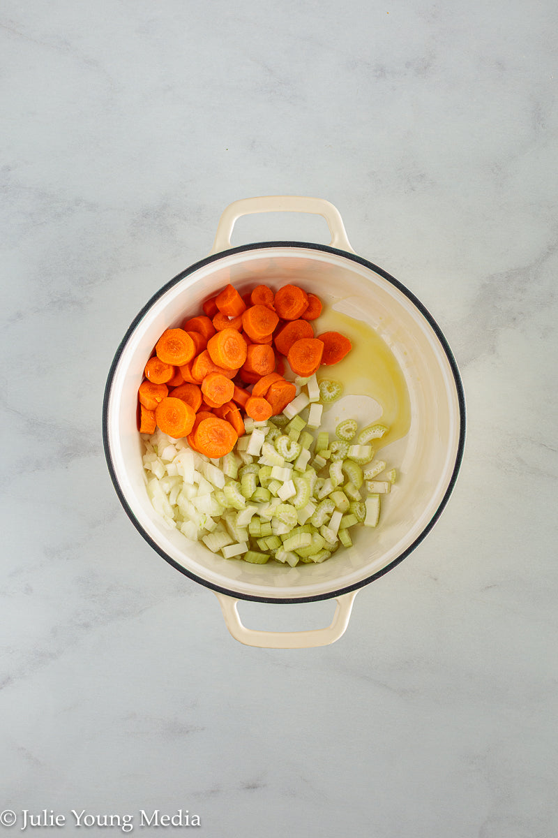 Chicken and Cabbage Soup with Lemon and Dill