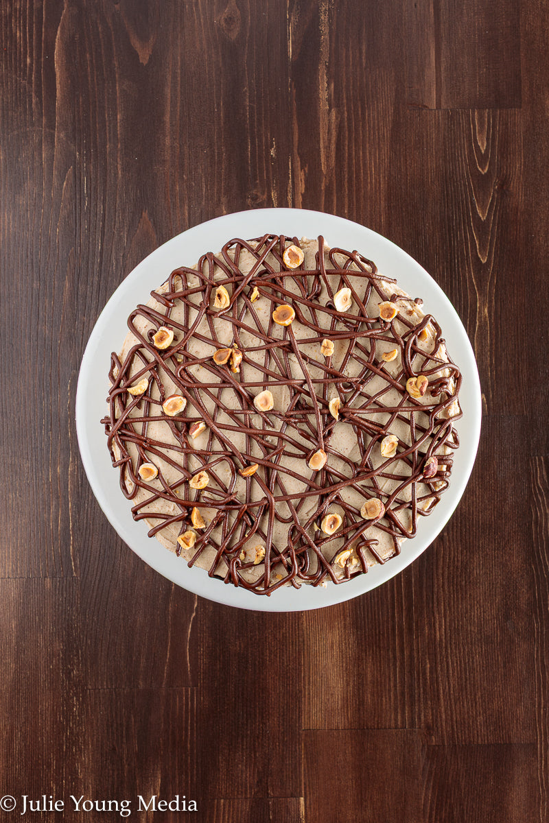 Browned Butter Chocolate Hazelnut Cake