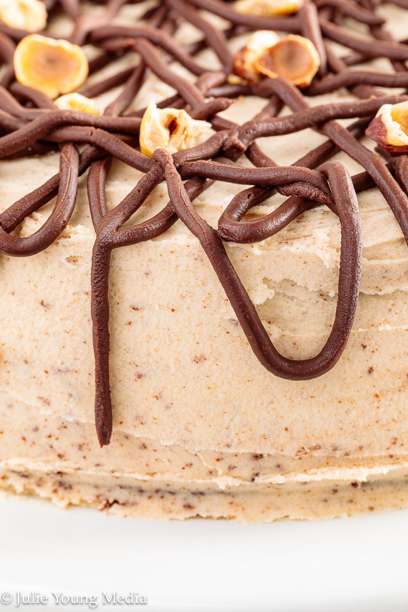 Browned Butter Chocolate Hazelnut Cake