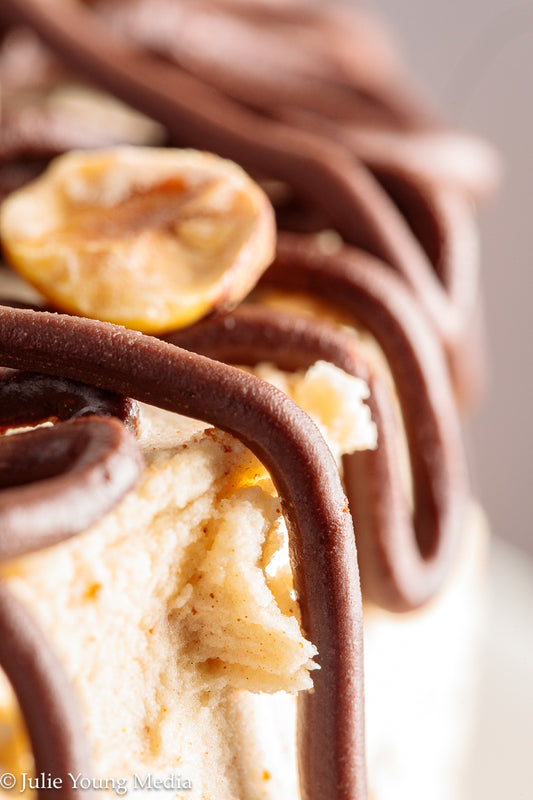 Browned Butter Chocolate Hazelnut Cake