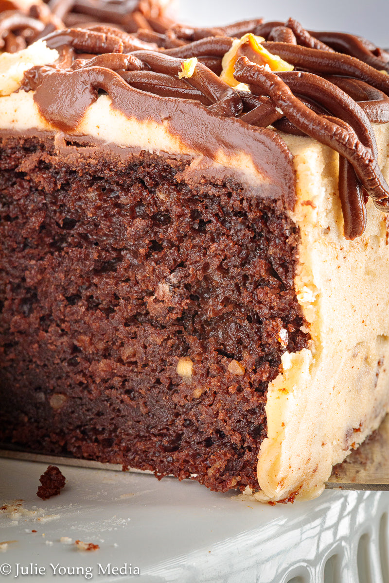 Browned Butter Chocolate Hazelnut Cake