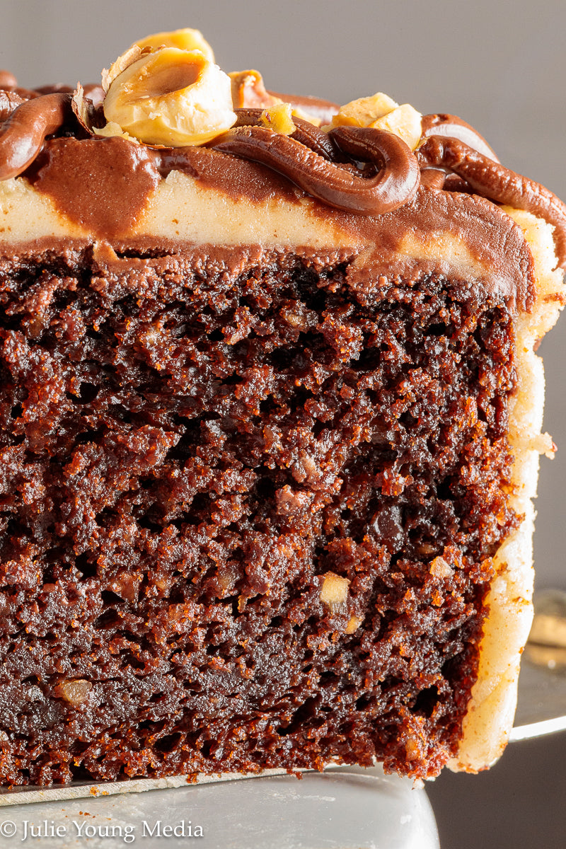 Browned Butter Chocolate Hazelnut Cake