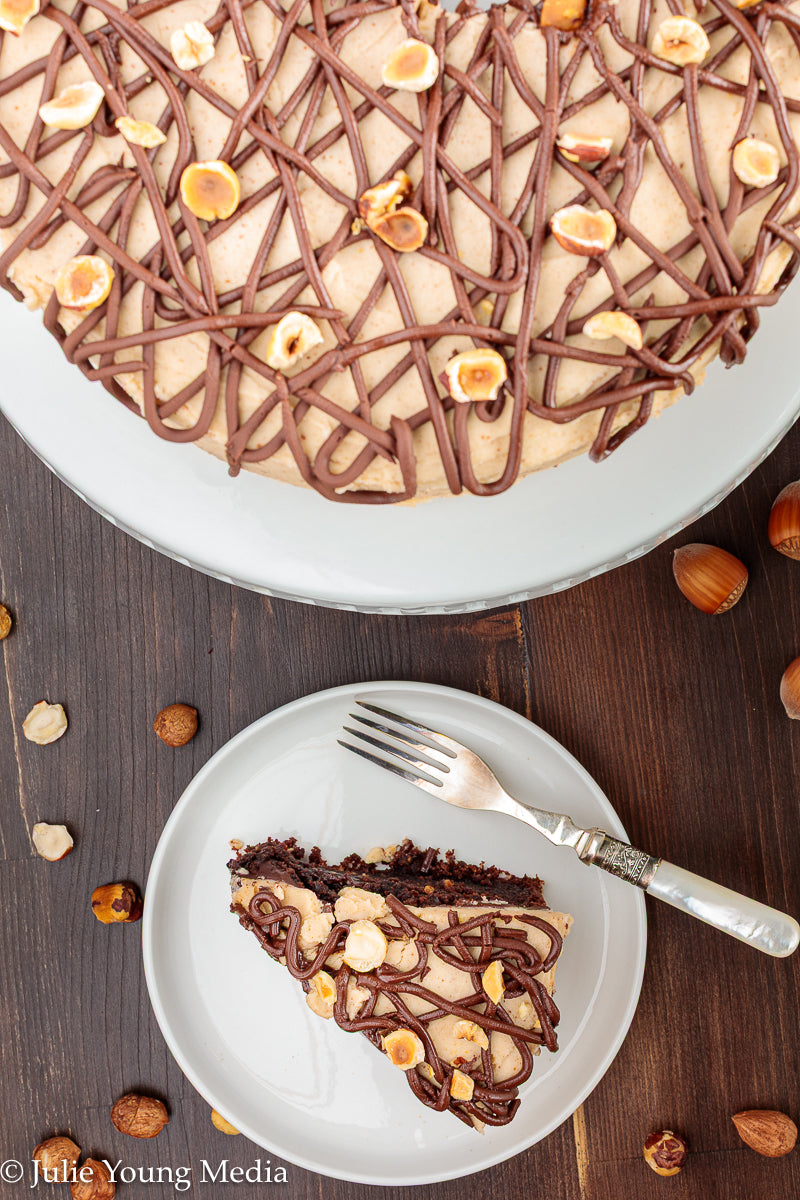 Browned Butter Chocolate Hazelnut Cake