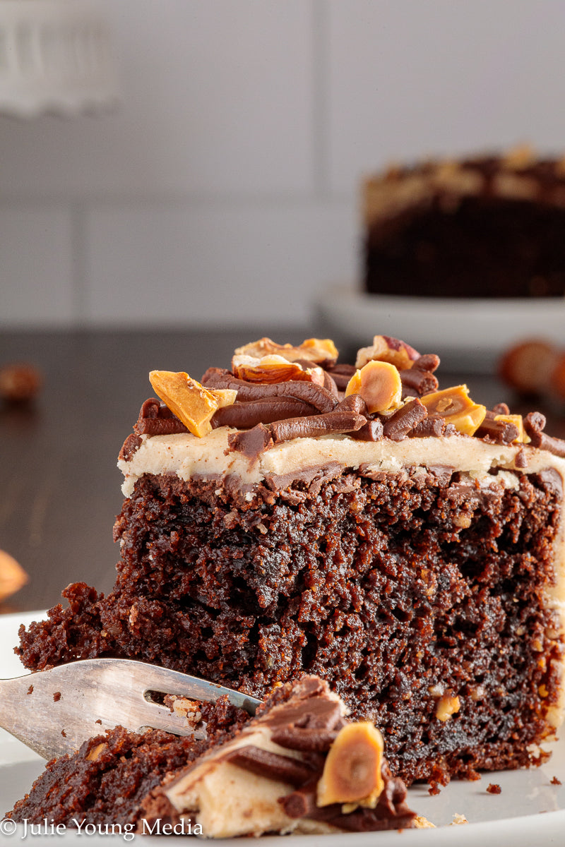 Browned Butter Chocolate Hazelnut Cake