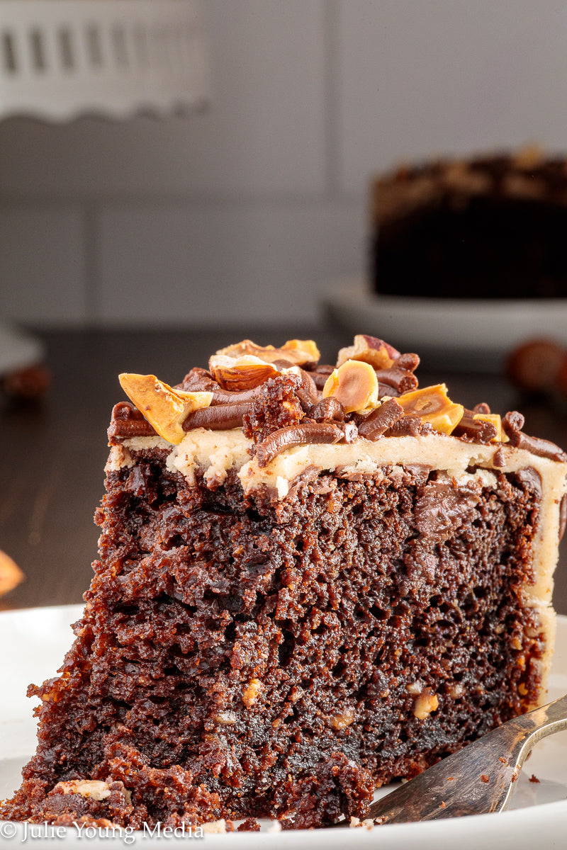Browned Butter Chocolate Hazelnut Cake