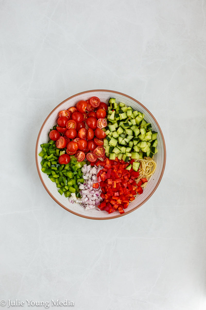 Cold Spaghetti Pasta Salad