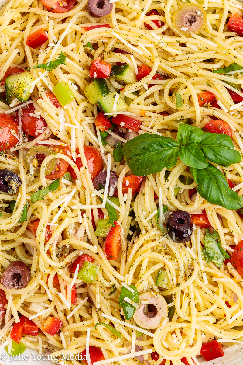 Cold Spaghetti Pasta Salad