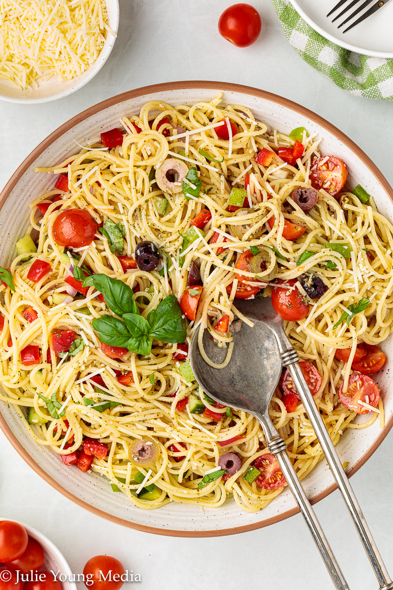 Cold Spaghetti Pasta Salad