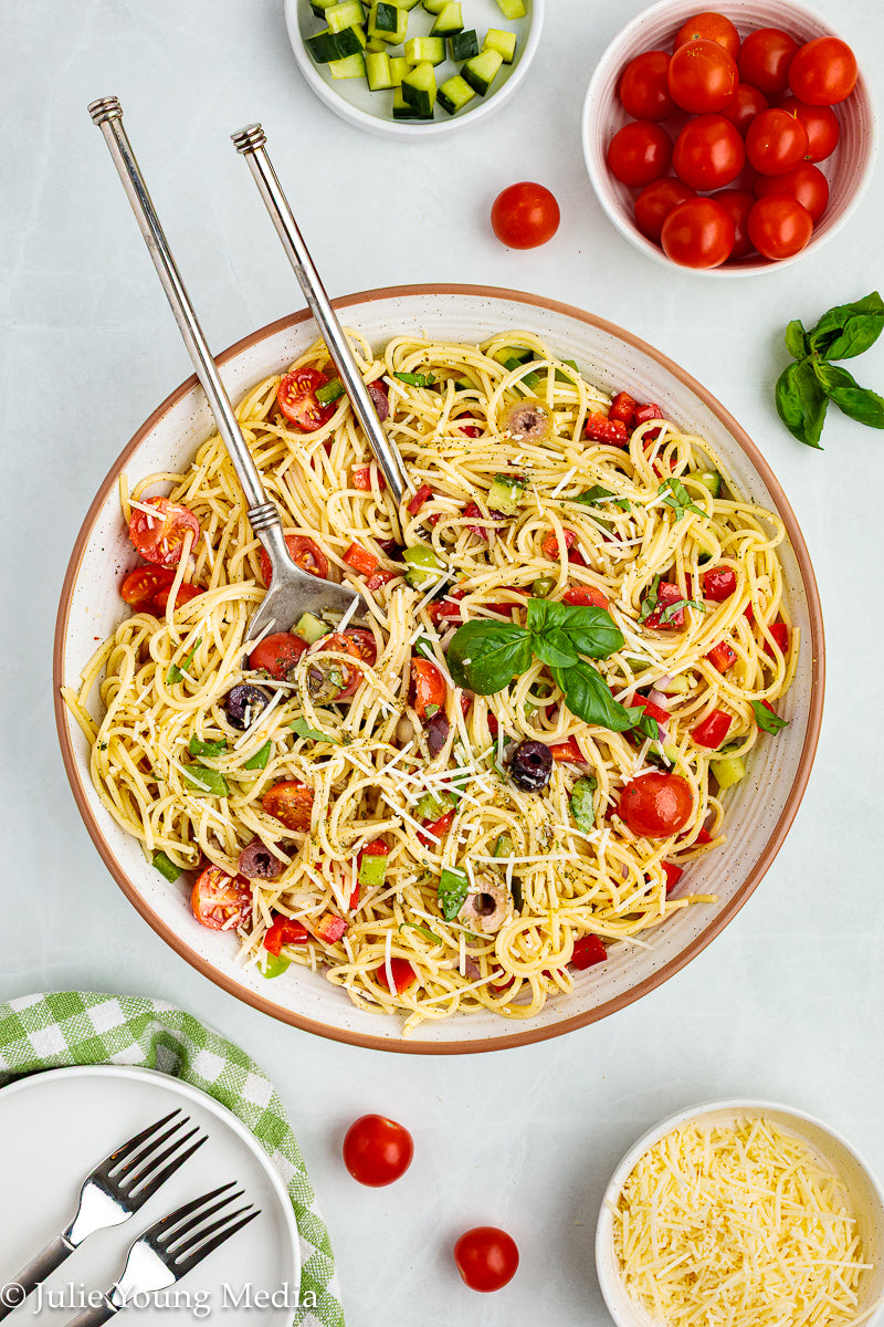 Cold Spaghetti Pasta Salad