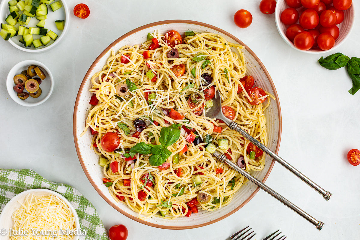 Cold Spaghetti Pasta Salad