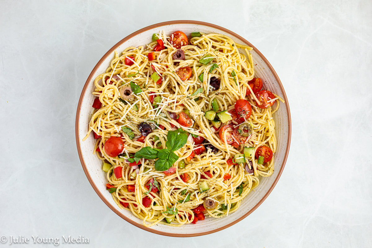 Cold Spaghetti Pasta Salad