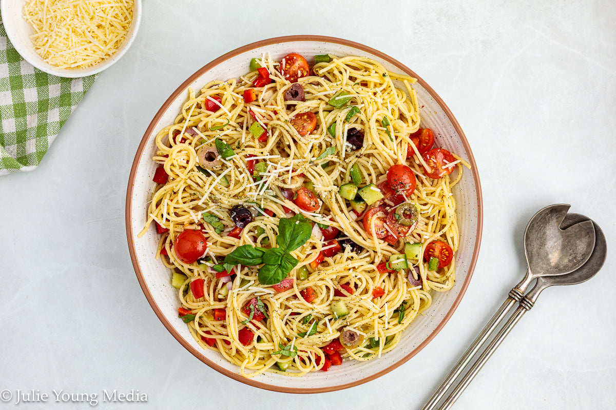 Cold Spaghetti Pasta Salad