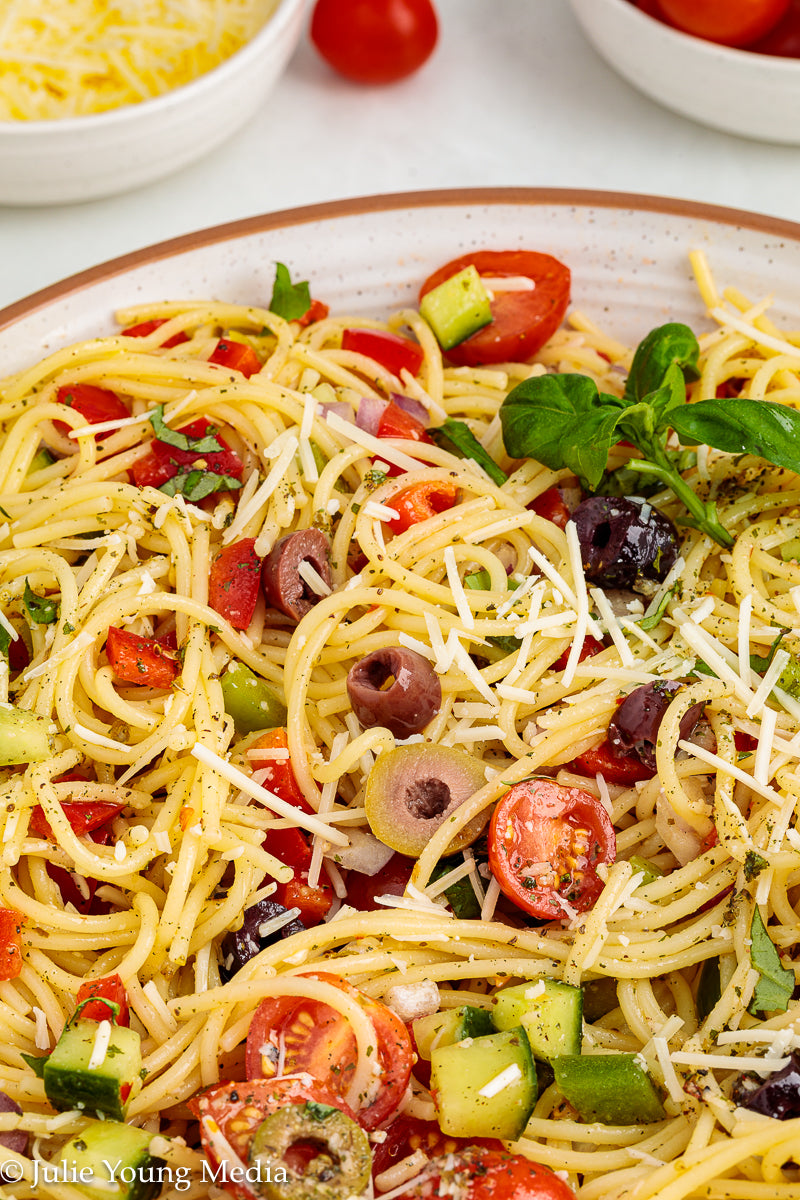 Cold Spaghetti Pasta Salad