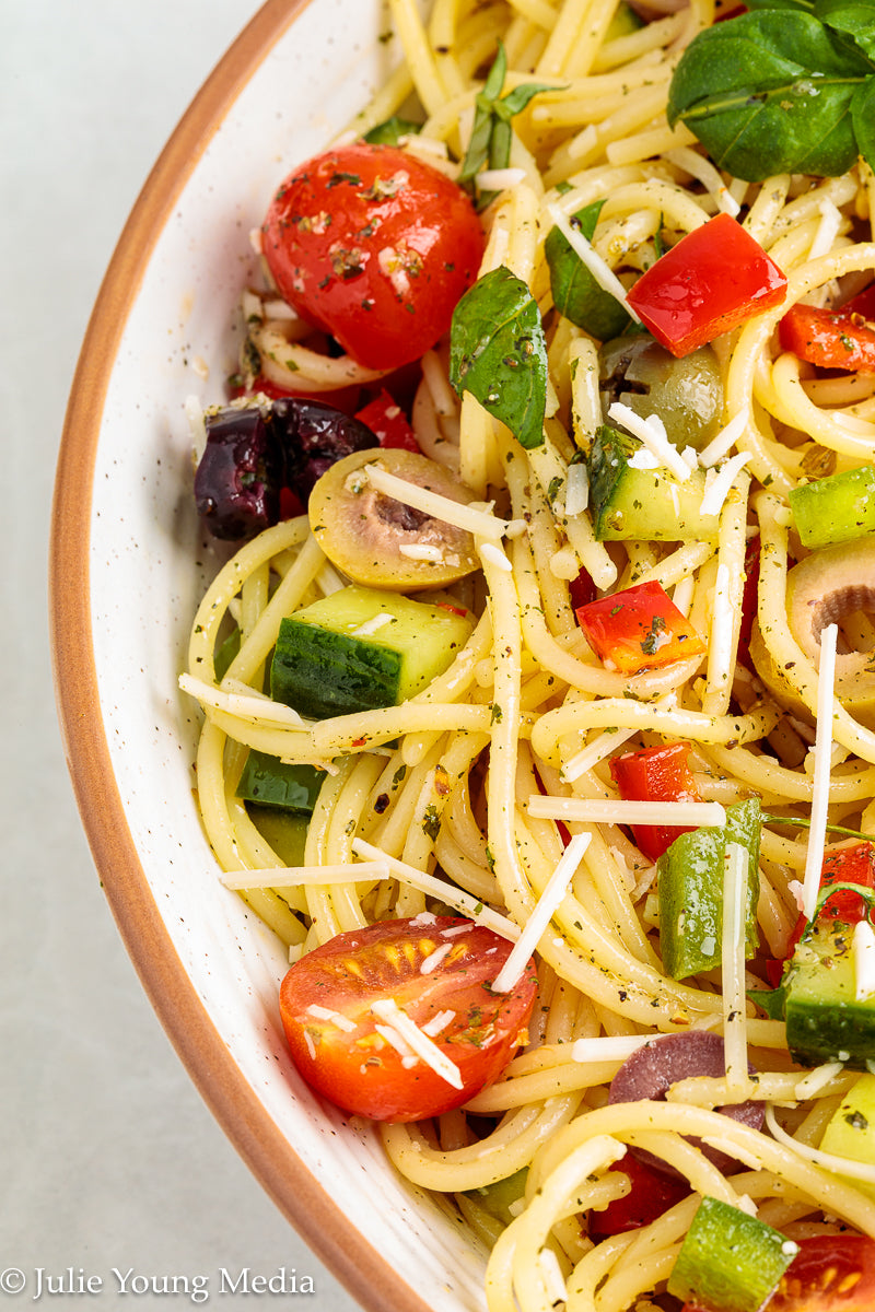 Cold Spaghetti Pasta Salad