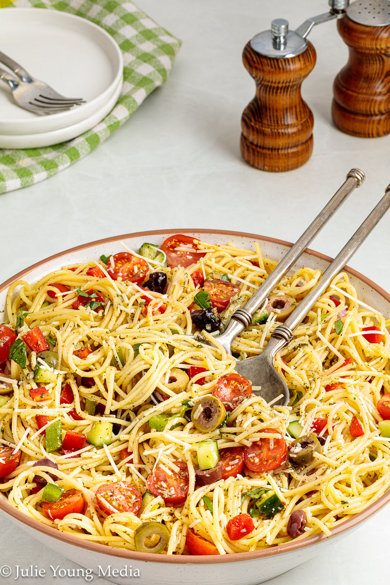 Cold Spaghetti Pasta Salad