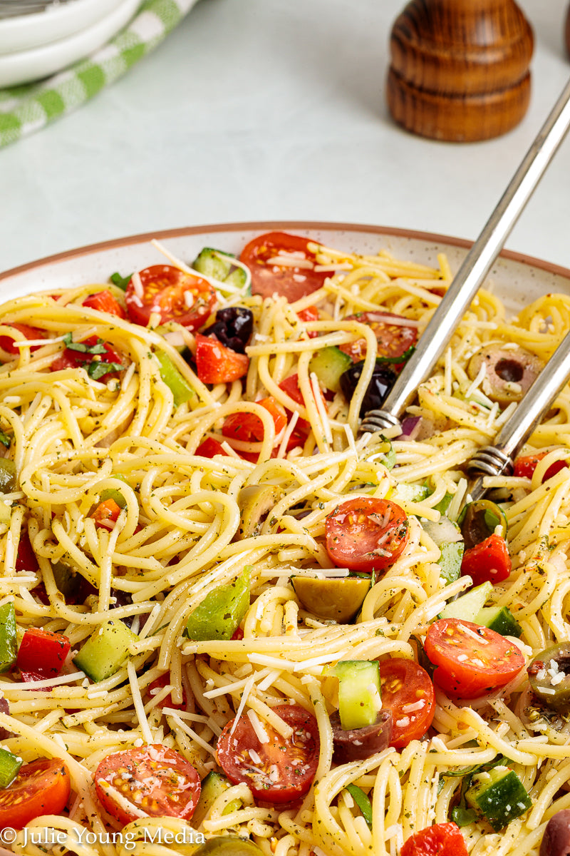 Cold Spaghetti Pasta Salad