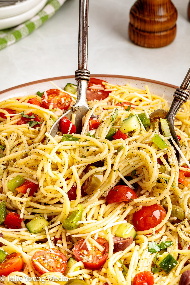 Cold Spaghetti Pasta Salad