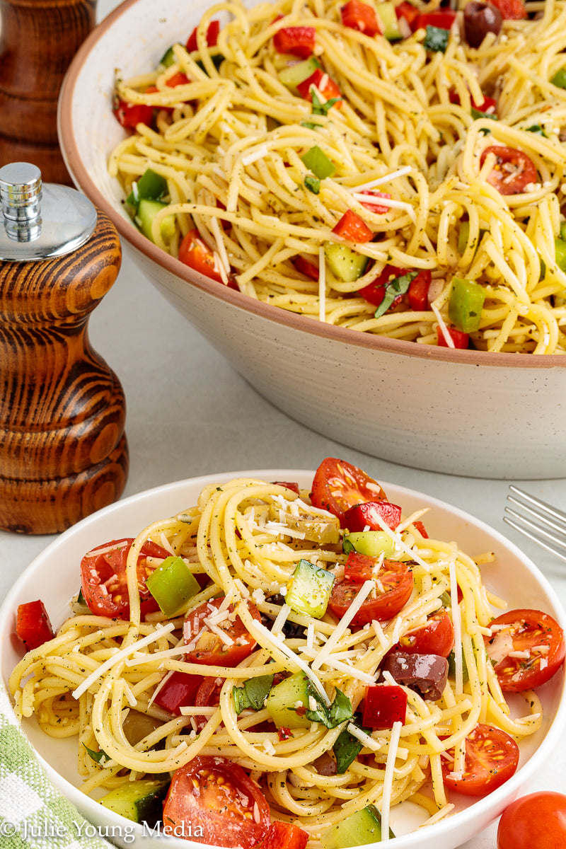 Cold Spaghetti Pasta Salad