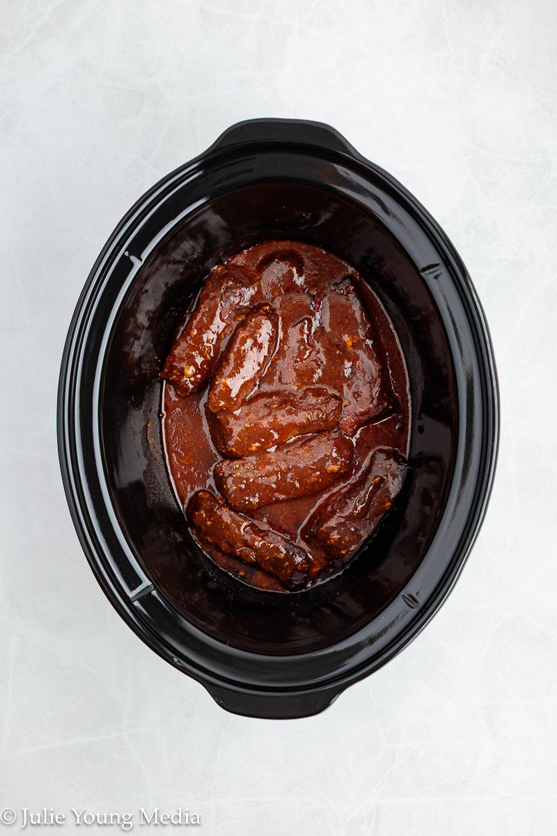 Country Style Pork Ribs with Apple Cider BBQ Sauce