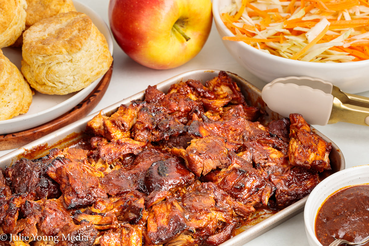 Country Style Pork Ribs with Apple Cider BBQ Sauce