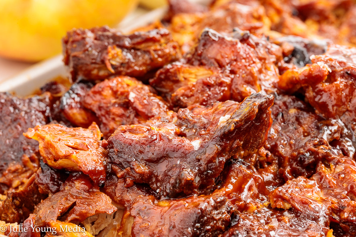 Country Style Pork Ribs with Apple Cider BBQ Sauce