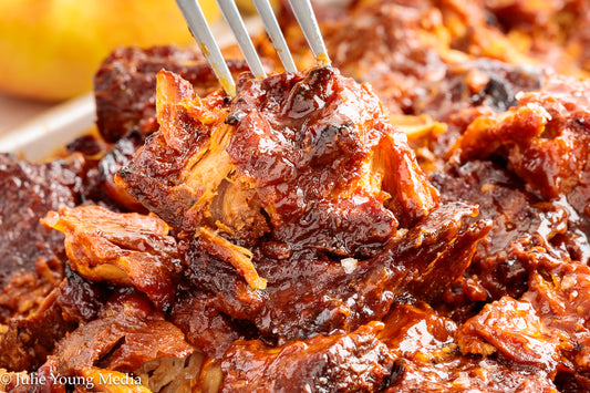 Country Style Pork Ribs with Apple Cider BBQ Sauce