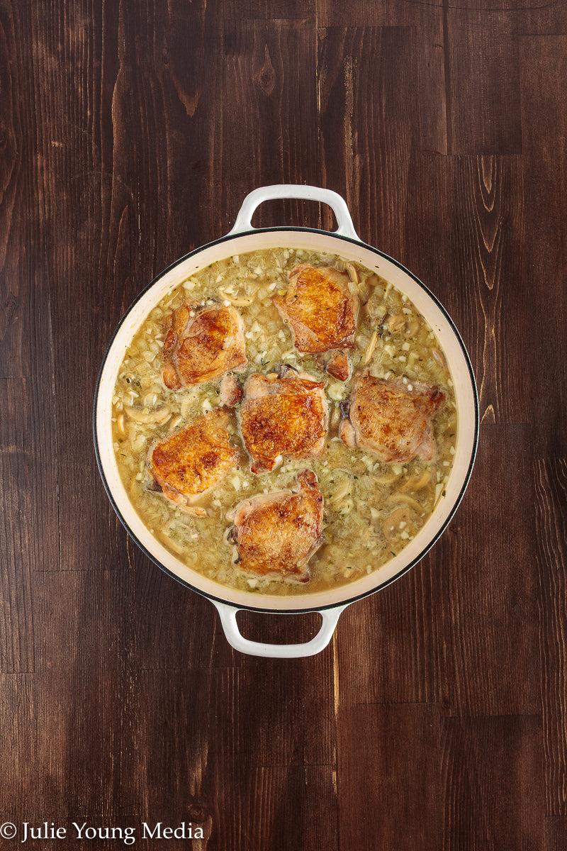 Creamy Chicken and Mushroom Rice