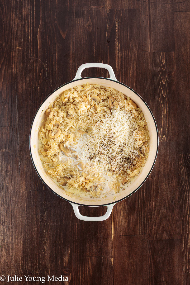 Creamy Chicken and Mushroom Rice