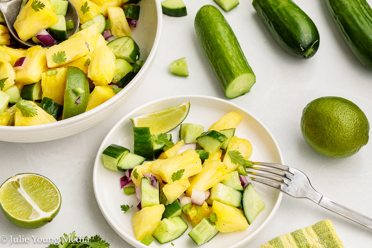 Cucumber and Pineapple Salad