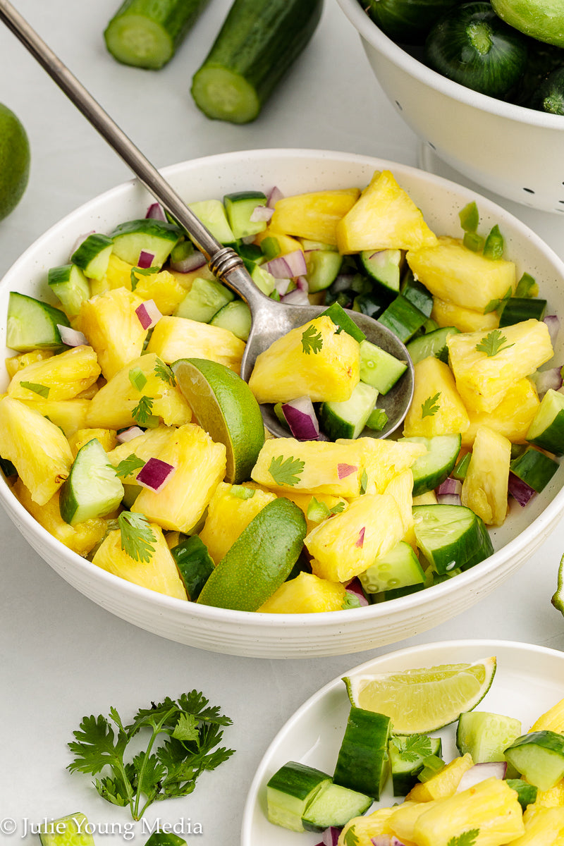 Cucumber and Pineapple Salad
