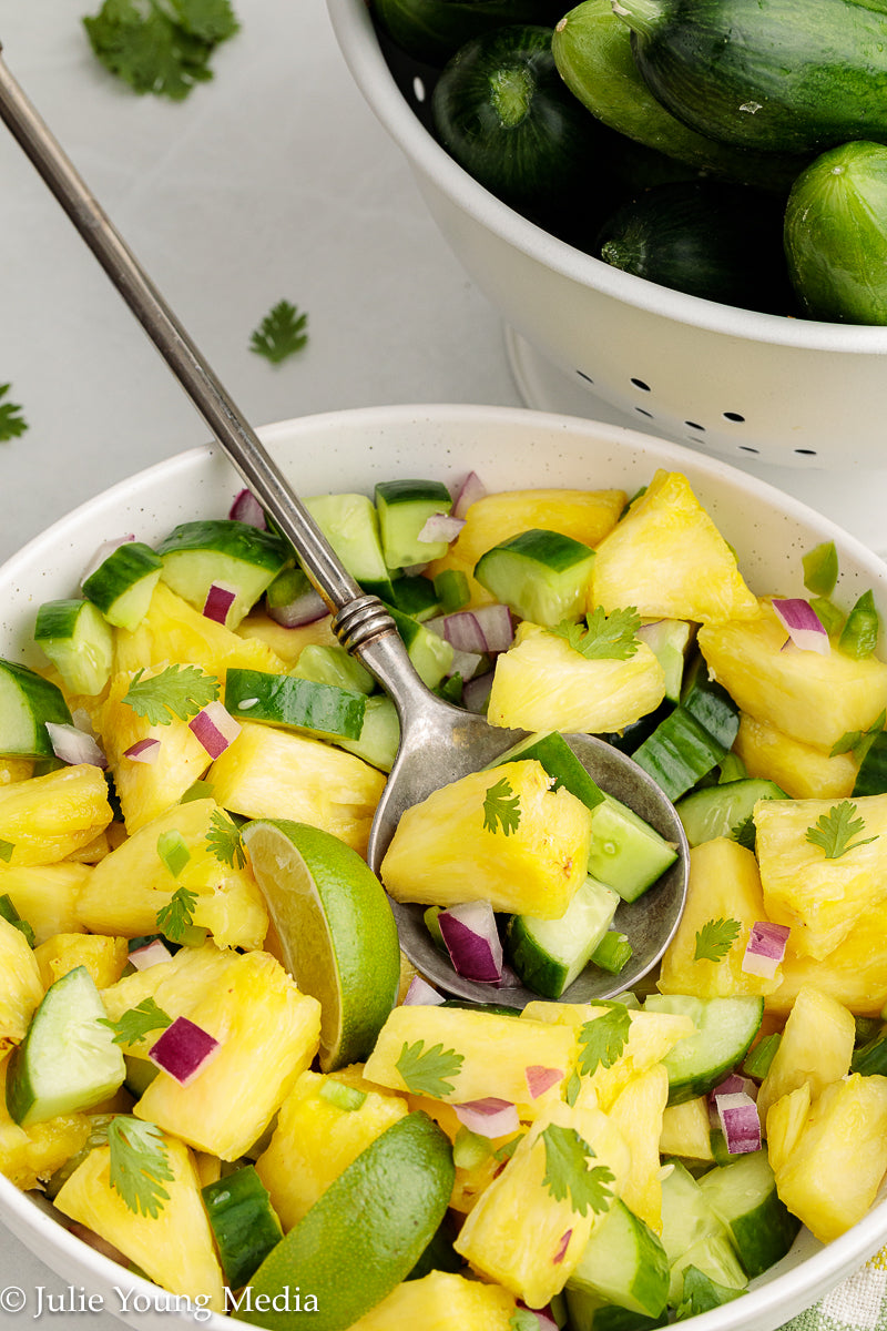 Cucumber and Pineapple Salad