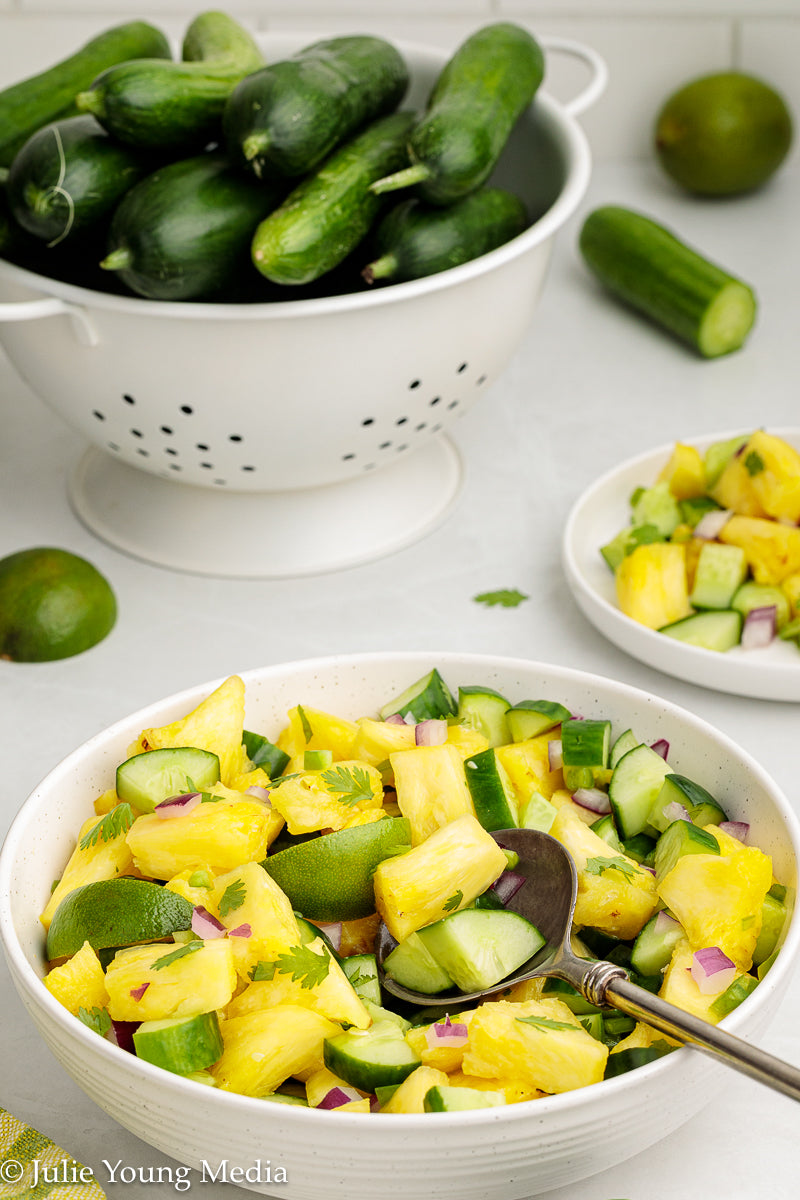 Cucumber and Pineapple Salad