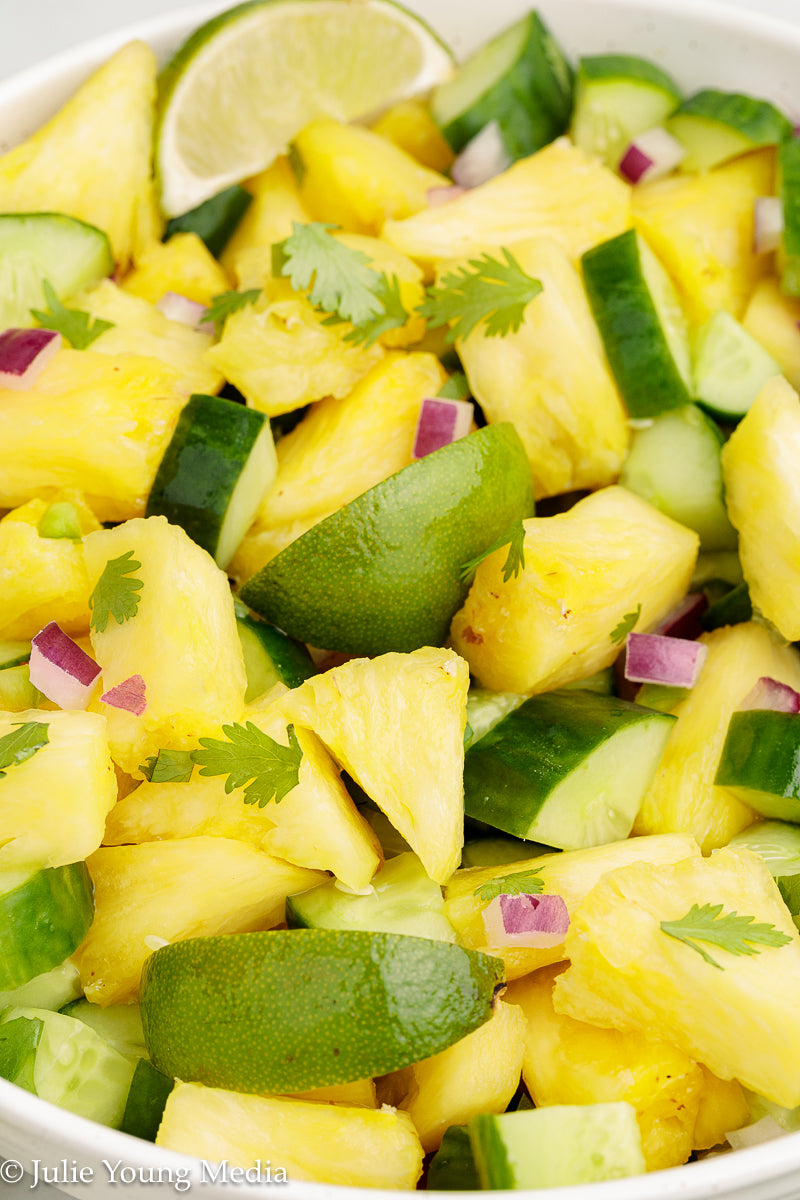 Cucumber and Pineapple Salad