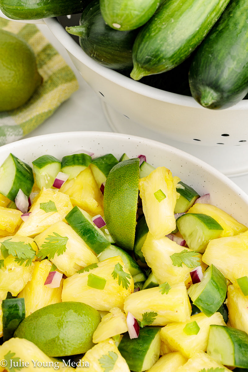 Cucumber and Pineapple Salad